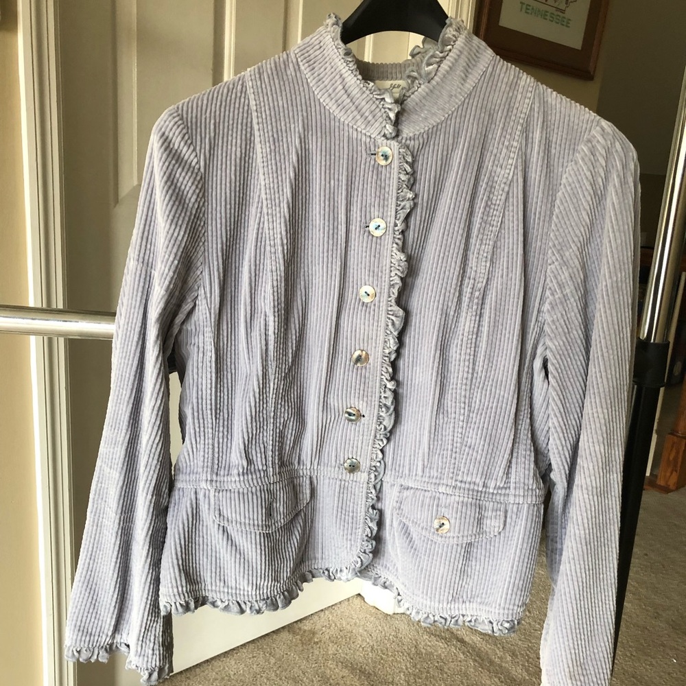 Periwinkle Corduroy blazer